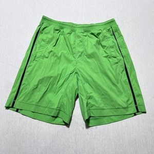 Lululemon Pace Breaker Short Mens Size Large Lime Green Workout Stretch Shorts